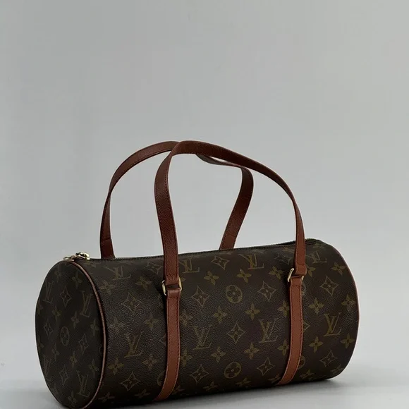 Louis Vuitton Papillon 30 Handbag in Brown Monogram Coated Canvas - Picture 2 of 11